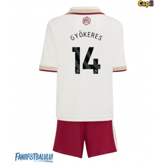 Arsenal Viktor Gyokeres #14 Echipament de Fotbal Replică 2025-26 Copii Treilea (+ Șorturi)